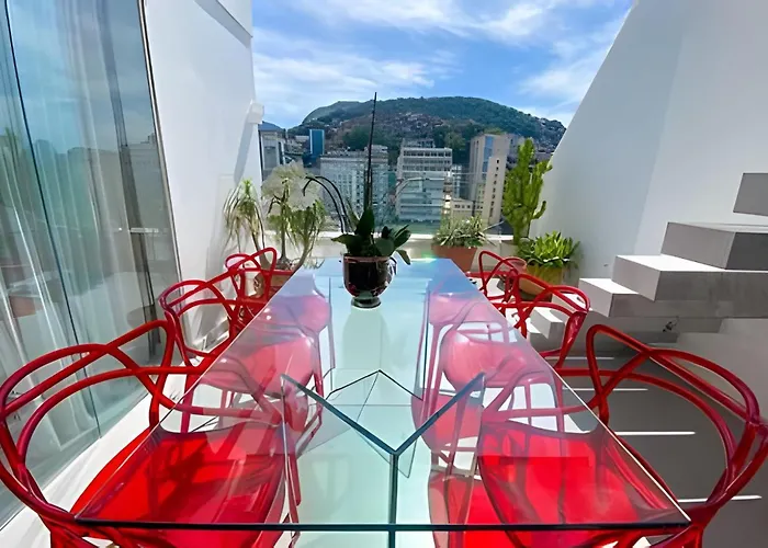 Hr.334 - Luxuosa Cobertura Com 2 Suites E Jacuzzi Para Alugar Em Ipanema Posto 8
