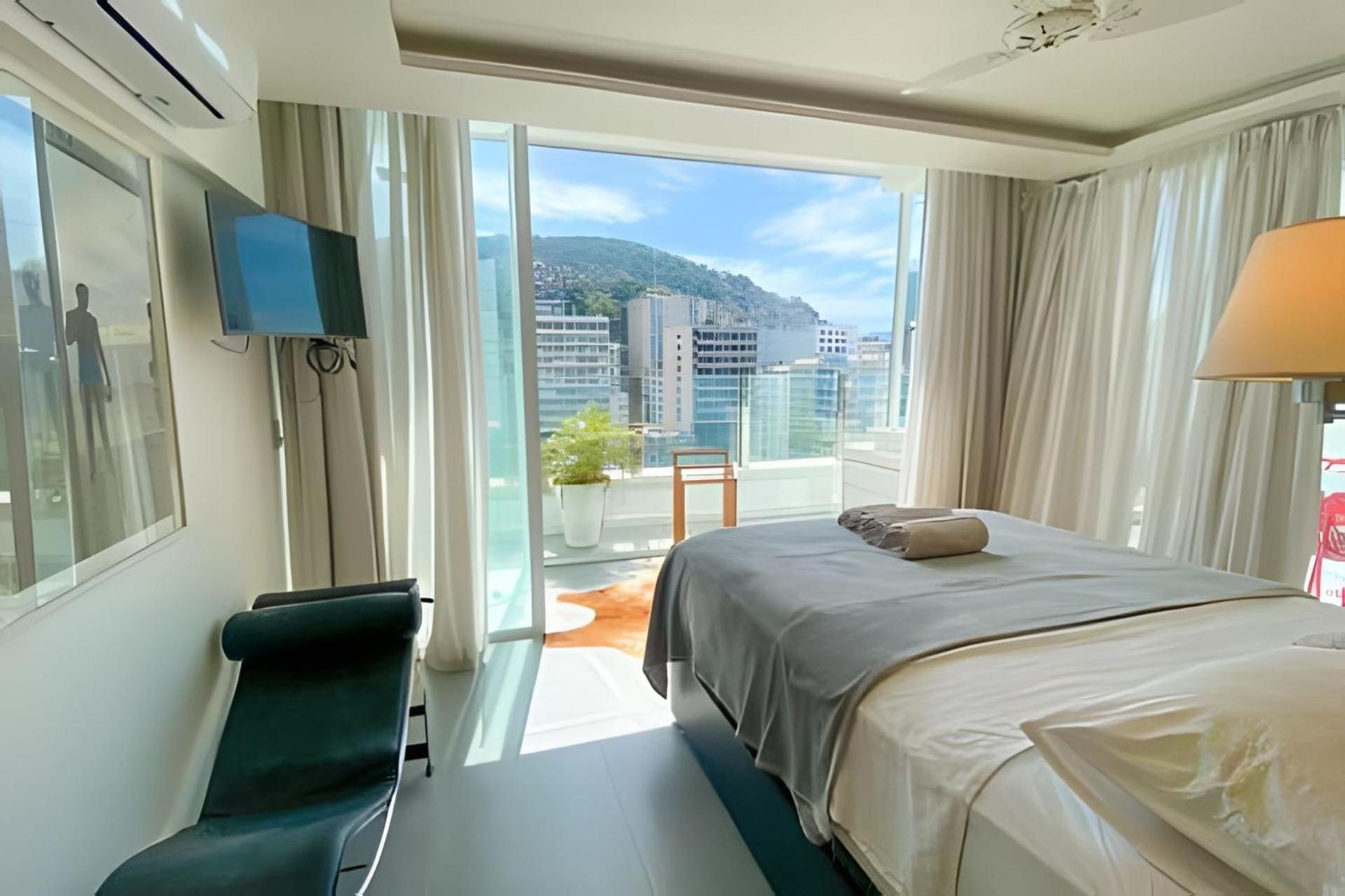 Appartamento Hr.334 - Luxuosa Cobertura Com 2 E Jacuzzi Alugar Em Ipanema Posto 8 *